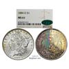 Image 1 : 1884-O $1 Morgan Silver Dollar Coin NGC MS61 CAC Great Toning