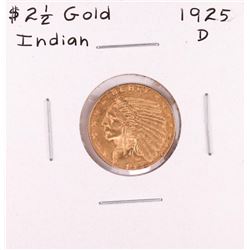 1925 $2 1/2 Indian Head Quarter Eagle Gold Coin