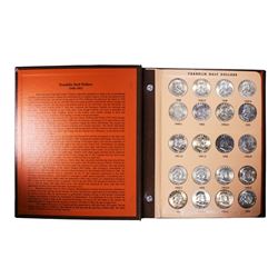 Lot of 1948-1963 Franklin Half Dollar Coins in Dansco Book
