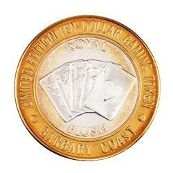 .999 Silver Barbary Coast Las Vegas, Nevada $10 Limited Edition Gaming Token