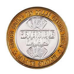 .999 Silver Palace Station Hotel and Casino $10 Casino Limited Edition Gaming Token