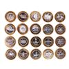 Mixed Lot of (20) .999 Silver Casino $10 Limited Edition Gaming Tokens