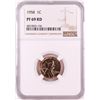 1958 Proof Lincoln Wheat Cent Coin NGC PF69RD