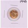 1945 Mexico Dos Y Medio Pesos Gold Coin