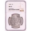 Image 1 : 1902 $1 Morgan Silver Dollar Coin NGC MS62