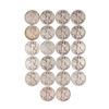 Lot of (22) 1920-P/D/S Walking Liberty Half Dollar Coins