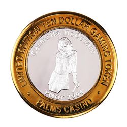 .999 Silver Palms Casino Las Vegas, NV $10 Casino Limited Edition Gaming Token