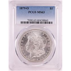 1879-O $1 Morgan Silver Dollar Coin PCGS MS63