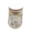 Roll of (20) Brilliant Uncirculated 1955 Franklin Half Dollar Coins