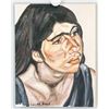 Image 2 : Lucian Freud British Oil and Gouache on Paper