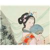 Image 3 : Zhongshi Chinese Watercolor on Scroll Beauty