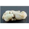 Image 2 : 19th C. Chinese Hetian White Jade Dragon Toggle