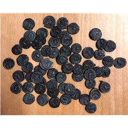 VISHNUKUNDIN: LOT of 63 post-Vakatakas era coins