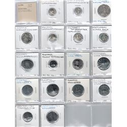 ANCIENT INDIA: LOT of 7 silver and 10 copper coins