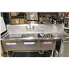 Image 1 : BAILIFF SEIZURE TARRISON 3-WELL S/S SINK W/