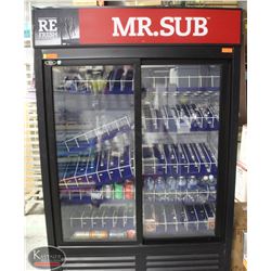 BAILIFF SEIZURE QBD DUAL GLASS DOOR COMMERCIAL