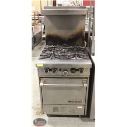 GARLAND 4-BURNER NATURAL GAS RANGE W/ OVEN