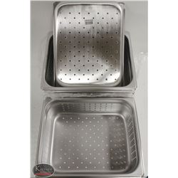 BOX OF 6 NEW 1/2SZ 4"DEEP PERFORATED INSERTS