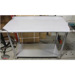 NEW S/S 24"X48"X34" WORKTABLE W/ UNDERSHELF
