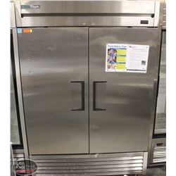 BAILIFF SEIZURE TRUE S/S 2-DOOR FREEZER ON CASTORS