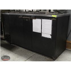 TRUE BACKBAR COOLER W/ STAINLESS STEEL TOP