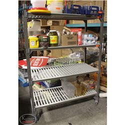 BAILIFF SEIZURE 4' CAMBRO POLY-PLASTIC COMMERCIAL