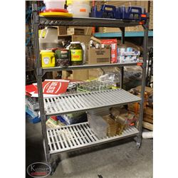 BAILIFF SEIZURE 4' CAMBRO POLY-PLASTIC COMMERCIAL