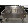 Image 1 : TERMINAL STAINLESS STEEL 3-WELL SINK