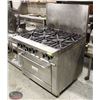 Image 4 : 6 BURNER NATURAL GAS GARLAND US RANGE W/ OVEN