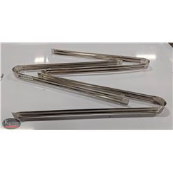 3 NEW JOHNSON ROSE 11.5" STAINLESS STEEL POM TONGS