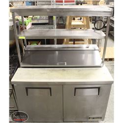 TRUE 2 DOOR S/S REFRIGERATED PREP STATION