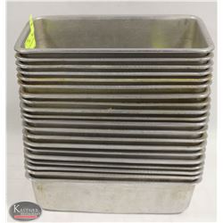 LOT OF 20 LOAF FORM BAKING PANS 5"X9"