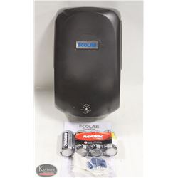 NEW ECOLAB HAND SOAP DISPENSER W/ BATTERIES INCL