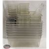 Image 1 : LARGE STACK OF CAMBRO POLYCARBONATE INSERTS W/