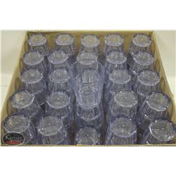 BOX WITH 100 PLASTIC TUMBLER ROCKS GLASS