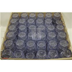 BOX WITH 180 PLASTIC TUMBLER ROCKS GLASS
