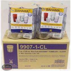 CASE OF 24 NEW BAHAMA TUMBLERS 7OZ
