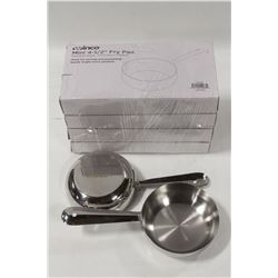 LOT OF 4 NEW WINCO 4.5" S/S MINI FRY PANS