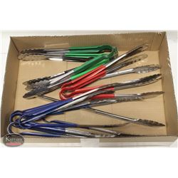 FLAT OF ASSORTED TONGS