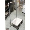 Image 1 : STAINLESS STEEL CART WITH HANDLE 21.5"X16.5"X10"
