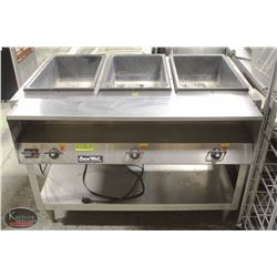 3 WELL VOLLRATH SERVEWELL ELECTRIC STEAM TABLE