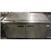 Image 1 : 5' DELFIELD DUAL DOOR REFRIGERATED PREP STATION