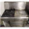Image 1 : 4' QUEST COMBINATION 4 BURNER / GRIDDLE RANGE