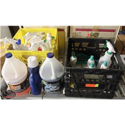 BAILIFF SEIZURE 2 CRATES OF VARIOUS CLEANING &