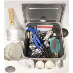 BAILIFF SEIZURE 2/3 SIZE STAINLESS STEEL FOOD