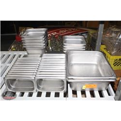 BAILIFF SEIZURE GROUP OF ASSORTED SIZES STAINLESS