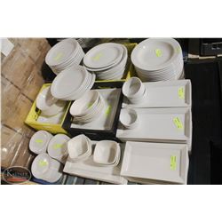 PALLET OF ASSORTED DISHWARE. MUST BE REMOVED BY