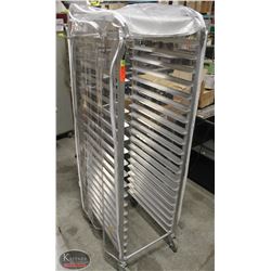 BAILIFF SEIZURE CROWN 20 SLOT BAKERS RACK W/ COVER