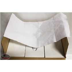 CASE OF #4300P WHITE CLOTH WIPERS. UNKNOWN