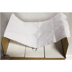 CASE OF #4300P WHITE CLOTH WIPERS. UNKNOWN